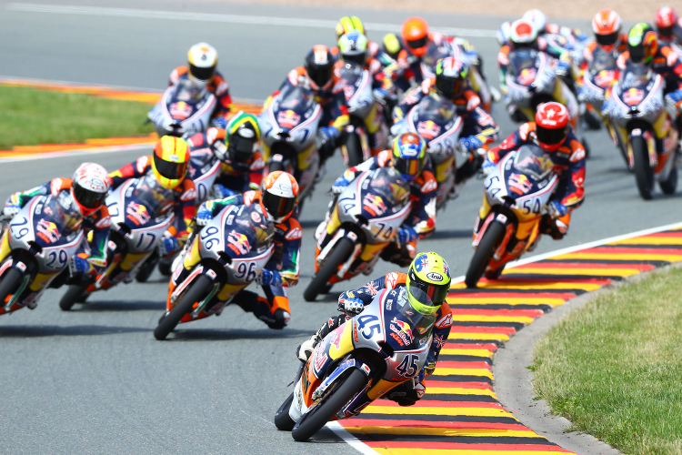 Die Red Bull Rookies treten im Rahmen des Grand Prix von Deutschland auf dem Sachsenring an