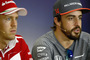 Sebastian Vettel und Fernando Alonso