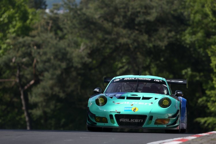 Ohne Blink-Lampe: Der Falken-Porsche 991 GT3 R