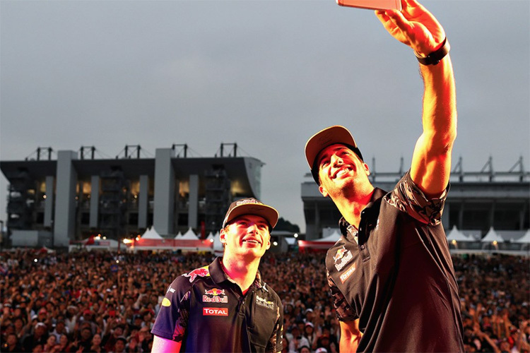 Max Verstappen und Daniel Ricciardo