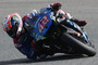 Alex Rins mit einer veränderten Verkleidung an der GSX-RR