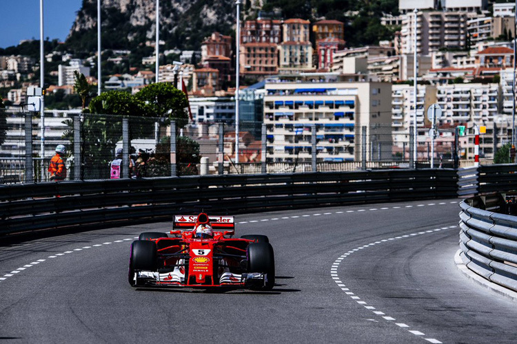 Sebastian Vettel im Abschlusstraining