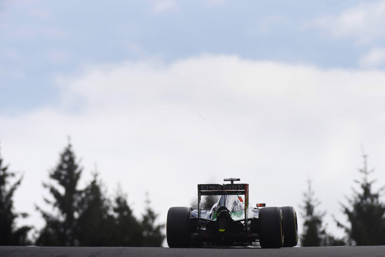 Nico Hülkenberg freute sich über den blauen Himmel über dem Circuit de Spa-Francorchamps