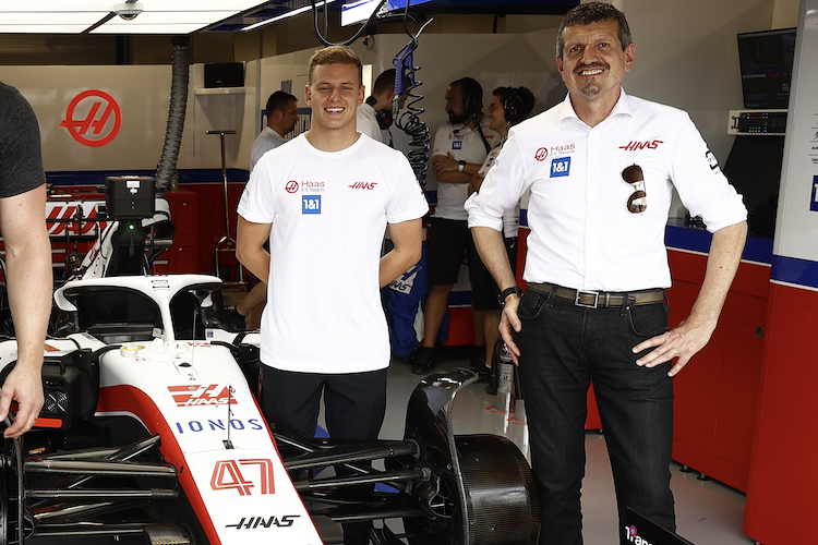 Mick Schumacher und Günther Steiner