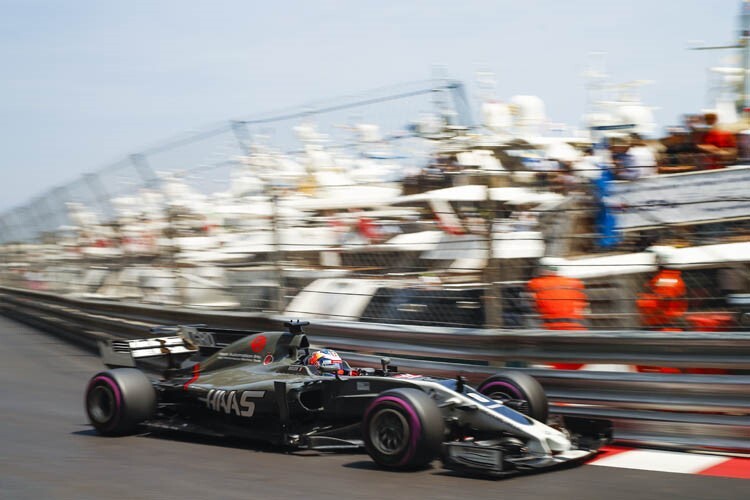 Romain Grosjean in Monaco