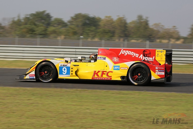 In Thailand nicht zu schlagen: Der gelbe Oreca von Eurasia Motorsport