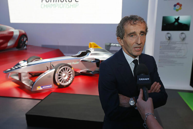 Alain Prost steigt in die neue Formel E ein