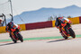 Pol Espargaró gefolgt von seinem Red Bull-KTM-Teamkollegen Brad Binder