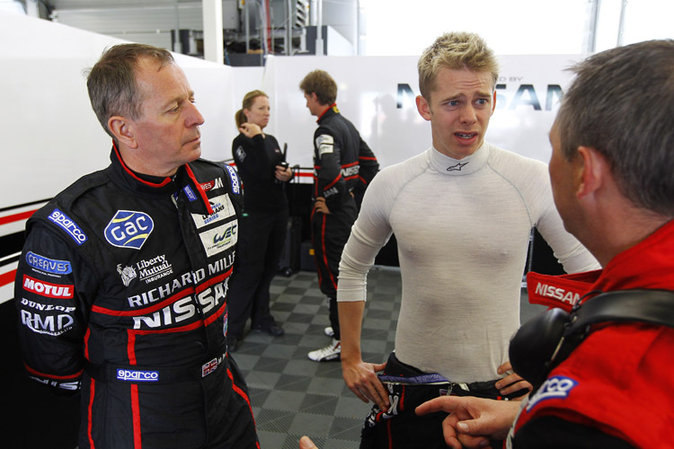 Alex Brundle (re.) mit Vater Martin