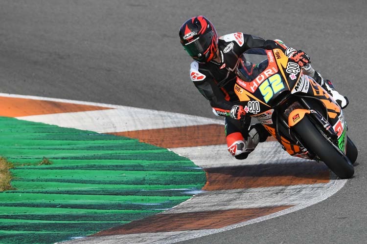 Ex-Moto3-Weltmeister Danny Kent in Valencia