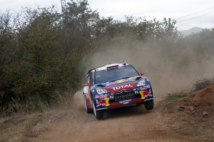 Loeb ist in Spanien erneut vorne