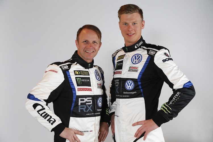 Petter Solberg (li.) und Johan Kristoffersson