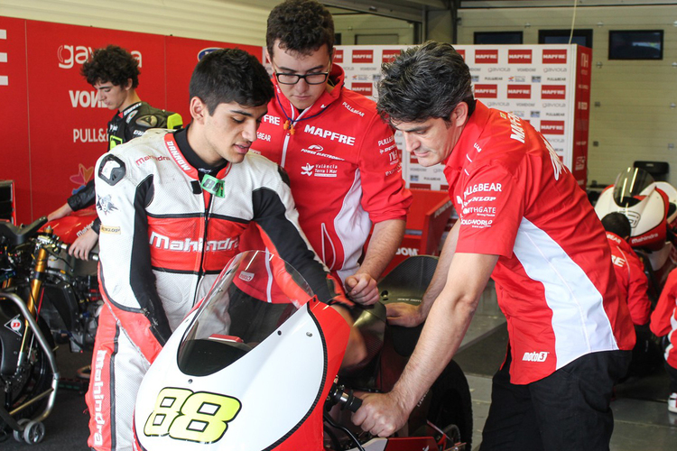 Jorge Martin auf der Mahindra des Mapfre-Aspar-Teams