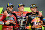 Die Top-3: Pecco Bagnaia, Sieger Aleix Espargaró und Brad Binder