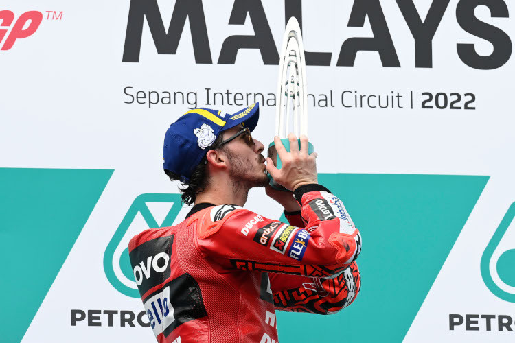 Pecco Bagnaia, Sieger des Malaysia-GP