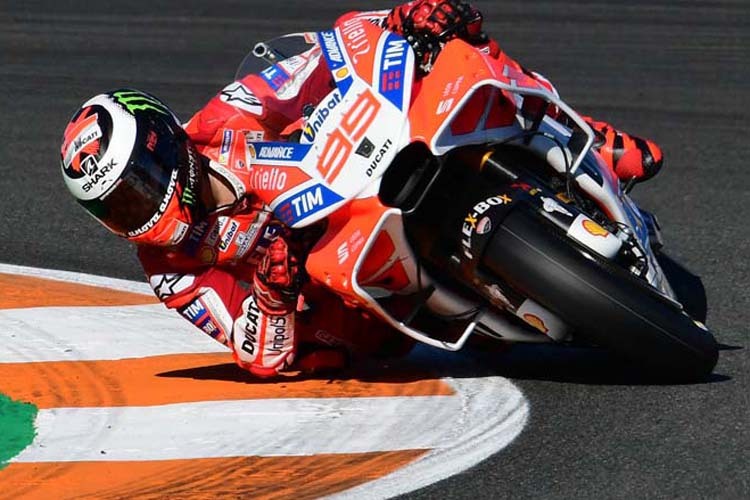 Jorge Lorenzo beim Dienstag-Test