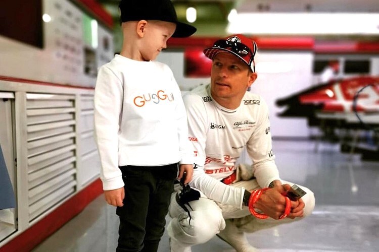 Robin und Kimi Räikkönen