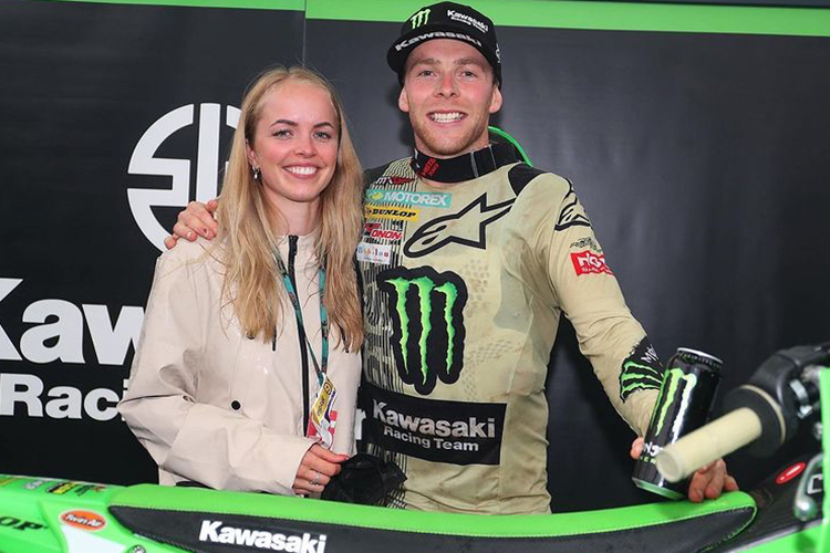 Romain Febvre mit Partnerin Megan