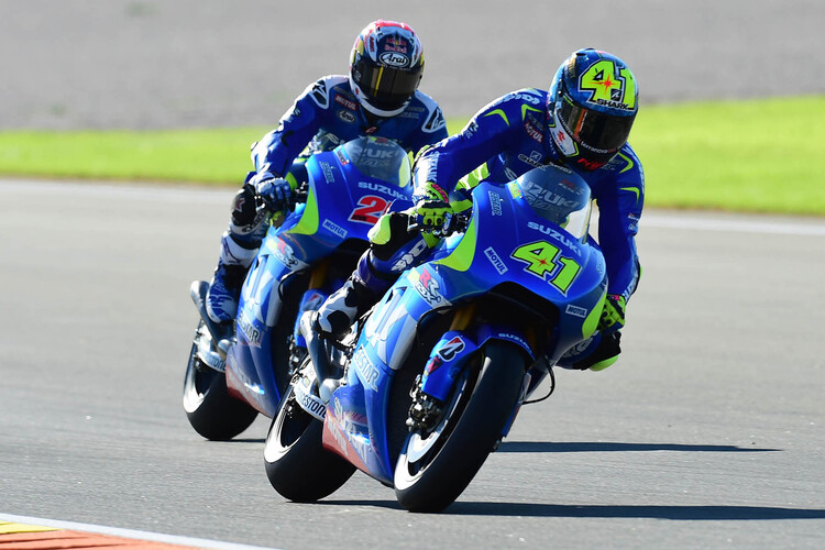 Michelin-Test in Valencia 2015: Aleix Espargaró vor Maverick Vinales