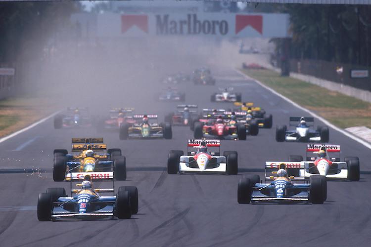 1992: Die beiden Williams vorne