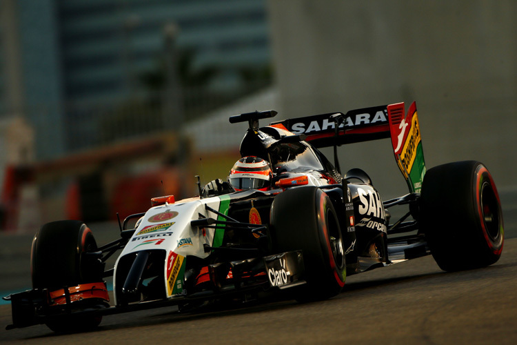 Nico Hülkenberg wurde 2014 in Abu Dhabi guter Sechster