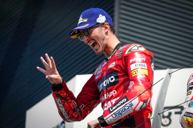 Pecco Bagnaia zeigt es an: Vier Siege in Serie