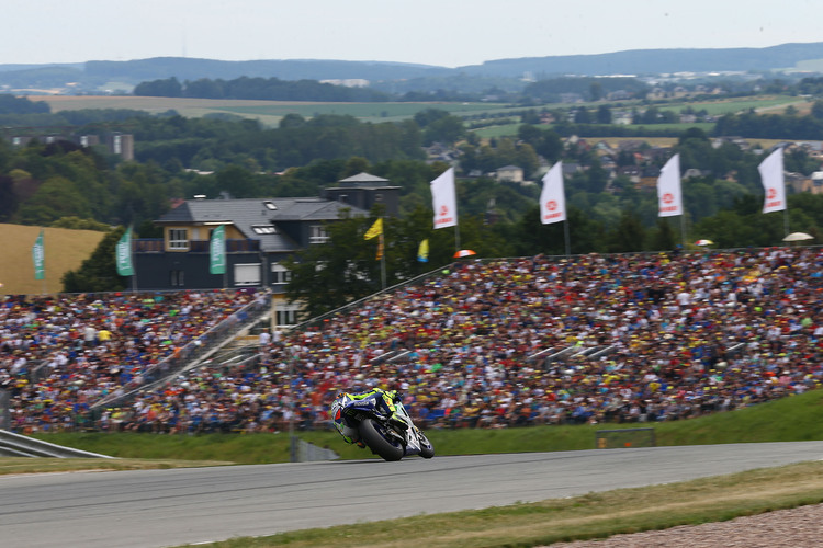 Valentino Rossi auf dem Sachsenring