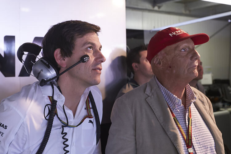 Niki Lauda und Toto Wolff werden schon in Kanada wieder gute Nerven brauchen