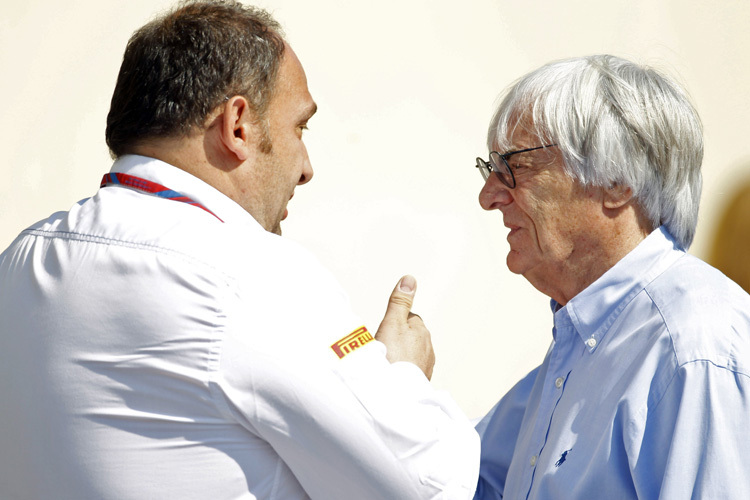 Colin Kolles mit Bernie Ecclestone