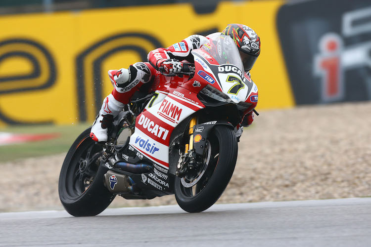 Ducati-Pilot Chaz Davies im zweiten Rennen in Assen