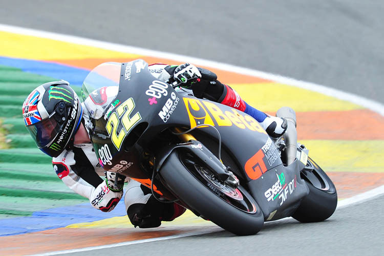 Sam Lowes auf der Speed-up beim IRTA-Test in Valencia