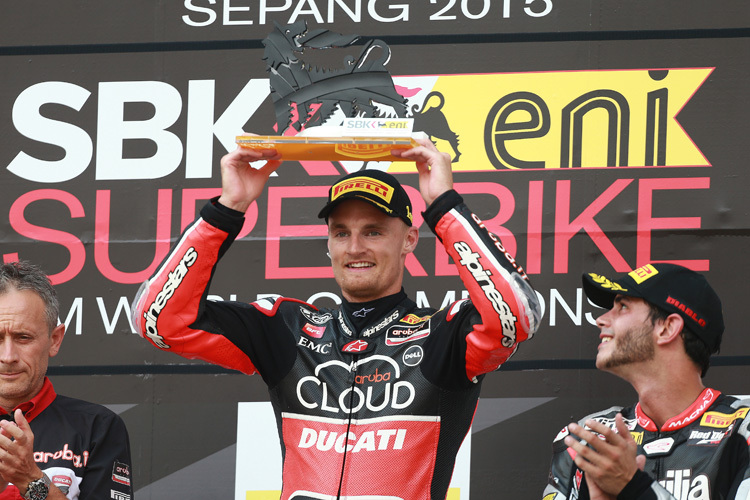 Chaz Davies gewann in Sepang das vierte Rennen für Ducati