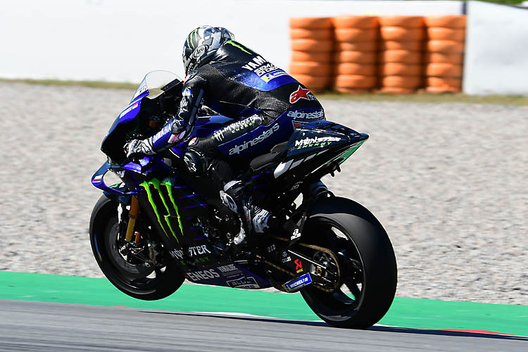 Maverick Vinales beim Barcelona-Test