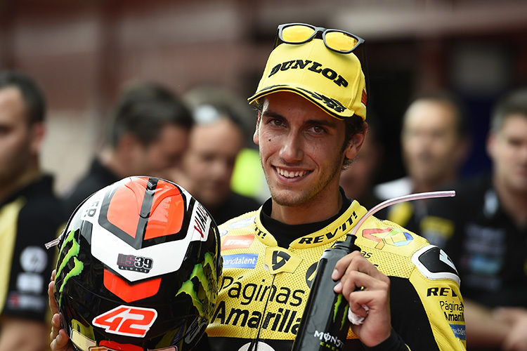 Alex Rins wird 2017 und 2018 für das MotoGP-Werksteam von Suzuki antreten