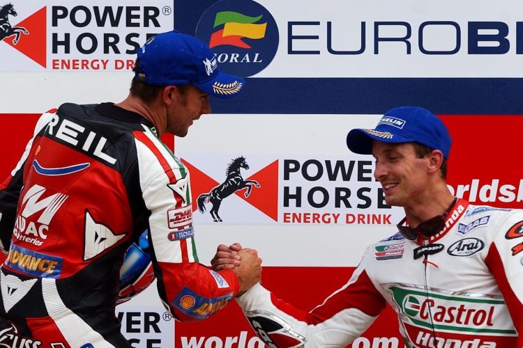 Troy Bayliss und Colin Edwards