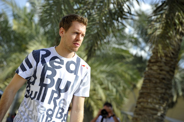 Red Bull Racing-Pilot Sebastian Vettel: «Wir müssen auf jene Teams, die mehr Testkilometer abspulen konnten, aufholen»