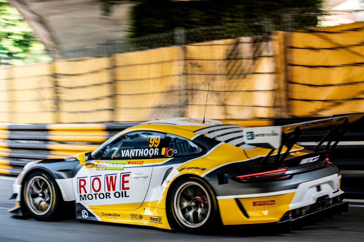 Laurens Vanthoor sicherte sich beim FIA GT World Cup in Macau im Porsche 911 GT3 R den zweiten Platz