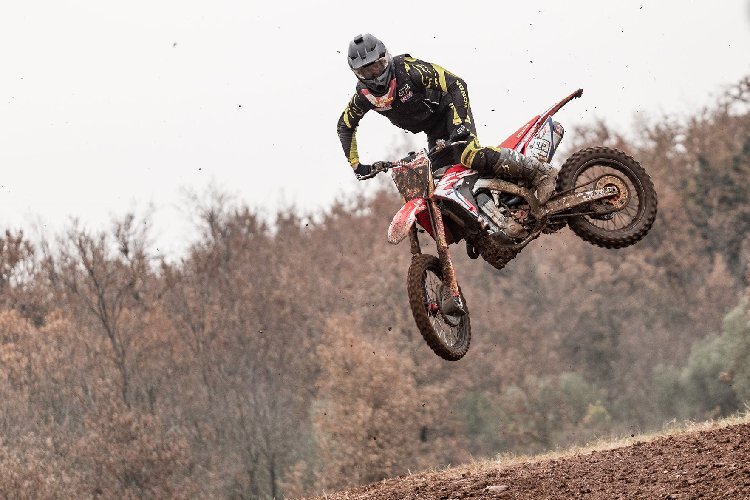 Tim Gajser beim Wintertraining