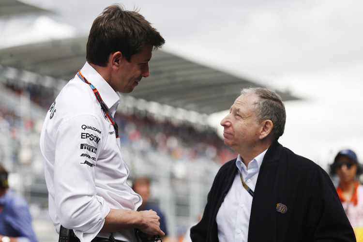 Toto Wolff In Mexiko mit Jean Todt