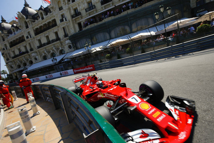 Kimi Räikkönen sicherte sich in Monte Carlo die Pole zum berühmtesten GP der Welt