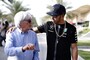 Lewis Hamilton mit Chefpromoter Bernie Ecclestone