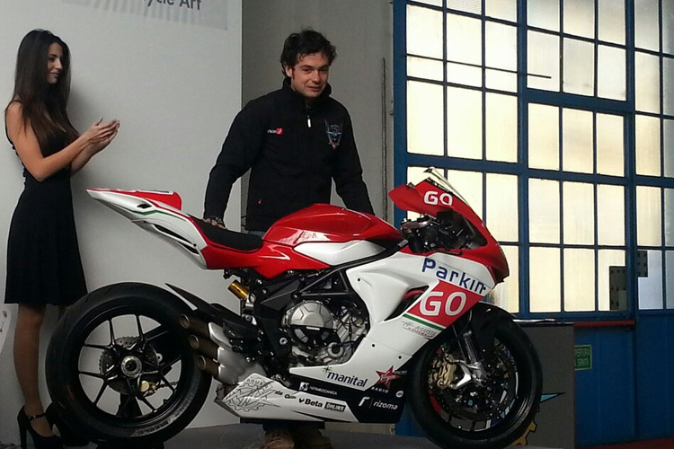 Roby Rolfo mit der MV Agusta F3