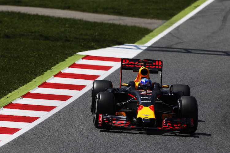 Max Verstappen beim Barcelona-Test