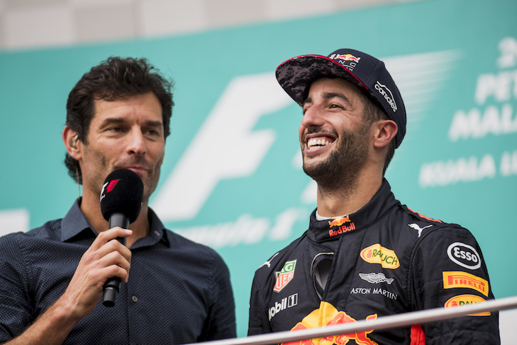 Mark Webber und Daniel Ricciardo