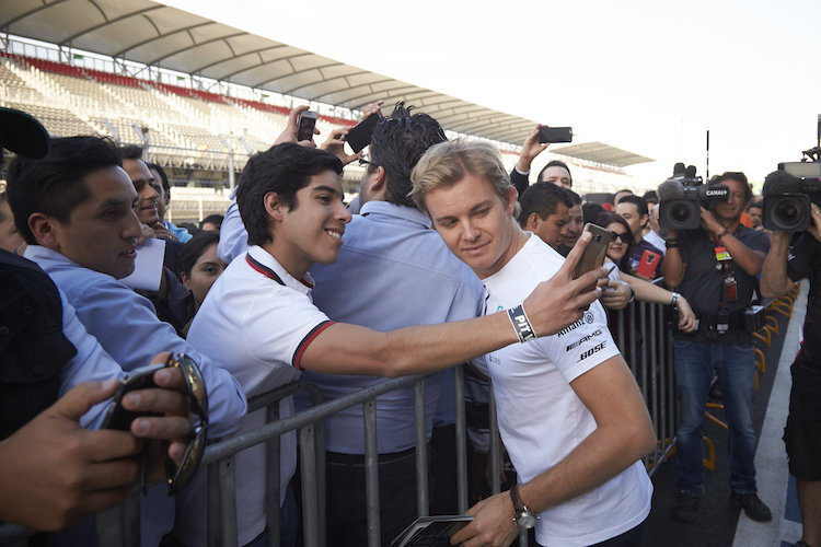 Nico Rosberg und Fans