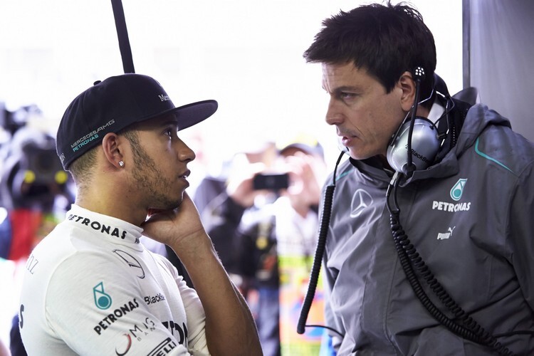 Lewis Hamilton und Toto Wolff