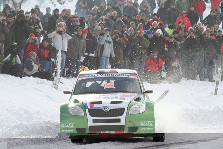 Vouilloz bei der Rallye Monte Carlo 2010