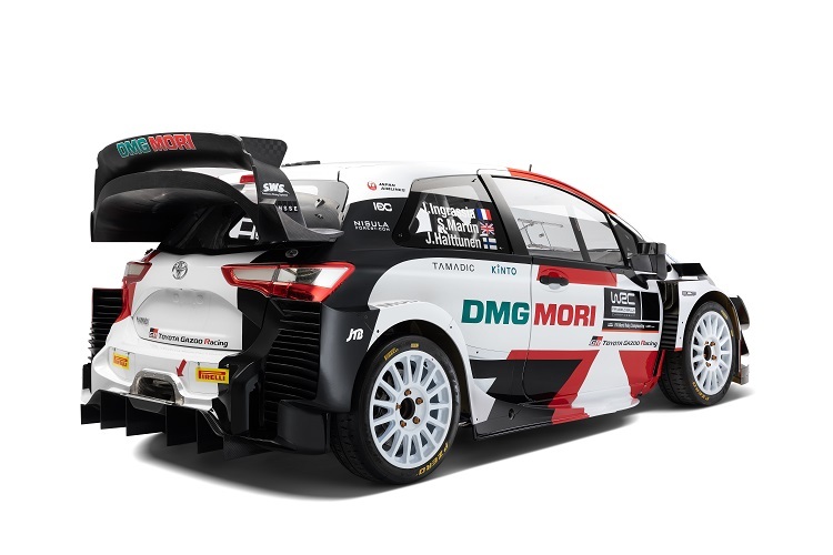 Der neue Toyota Yaris WRC von hinten