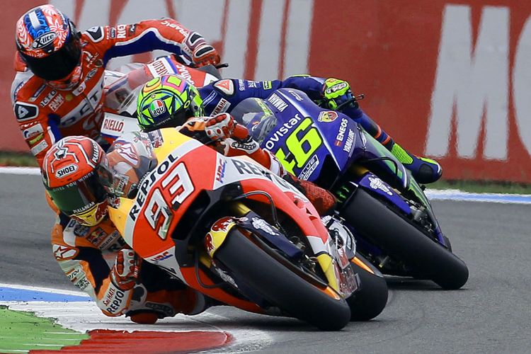 Gewinnt Marquez in Assen oder hat Rossi die Nase vorn?