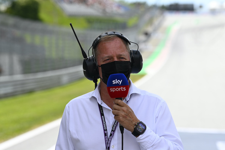 Ex-GP-Pilot und TV-Reporter Martin Brundle 